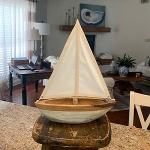 Wooden Sailboat